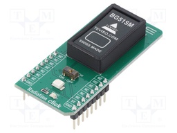 Click board; radiation sensor; GPIO; BG51; mikroBUS connector
