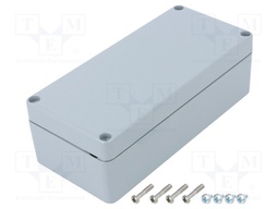 Enclosure: multipurpose; X: 81mm; Y: 177mm; Z: 57mm; EURONORD; grey