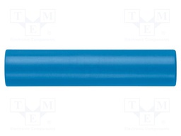 Connector: adapter; 4mm banana; blue; 70VDC; 16A; 45mm; -10÷70°C