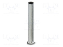 Tip: bootlace ferrule; non-insulated; copper; 1.5mm2; tinned; 15mm