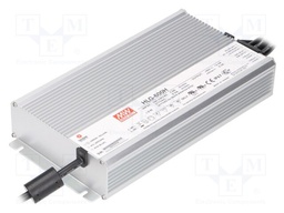 Power supply: switched-mode; LED; 601.2W; 36VDC; 16.7A; 90÷305VAC