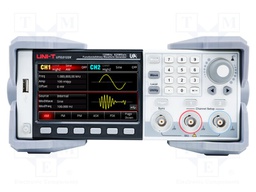 Generator: arbitrary, function; 120MHz; 480x272; Ch: 2; 100÷240VAC
