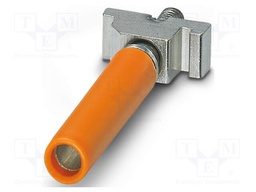 Test socket; L: 44mm; W: 6mm; H: 4.8mm; Body: orange