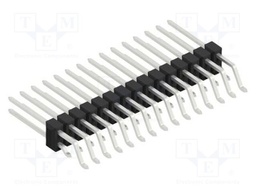 Connector: pin strips; pin header; male; PIN: 30; 2.54mm; SMT; 2x15