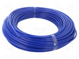 Pneumatic tubing; 13bar; L: 100m; polyetylene; Flowmatik; blue