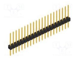 Connector: pin strips; pin header; male; PIN: 21; 2.54mm; THT; 1x21
