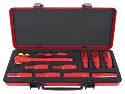 Wrenches set; insulated,hex socket,socket spanner; 11pcs.