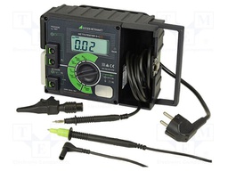 Meter: safety tester; LCD 3,5 digit (1999); 0,05÷19,99MΩ; 1.3kg