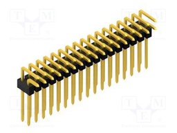 Connector: pin strips; pin header; male; PIN: 34; 2.54mm; THT; 2x17