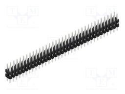 Connector: pin strips; pin header; male; PIN: 68; 2mm; THT; 2x34