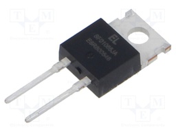 Diode: Schottky rectifying; SiC; THT; 650V; 10A; TO220-2; Ir: 8uA