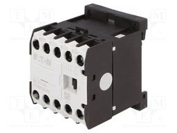 Contactor: 4-pole; NO x4; 24VAC; 6A; DIN,on panel; DILER; -25÷50°C