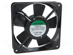 Fan: AC; axial; 230VAC; 120x120x25mm; 112m3/h; 44dBA; ball bearing
