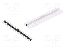 Connector: pin strips; pin header; male; PIN: 36; 2.54mm; SMT; 1x36