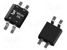 Single-phase bridge rectifier; Urmax: 380V; If: 0.5A; Ifsm: 20A