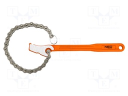 Wrench; adjustable; 4"; for pipe gripping; L: 300mm