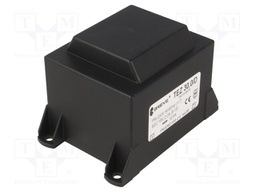 Transformer: encapsulated; 30VA; 230VAC; 15V; 2000mA; Mounting: PCB