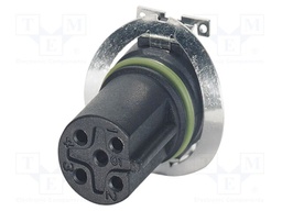 Connector: M12; contact insert; PIN: 5; 60V; straight; SMT; B code