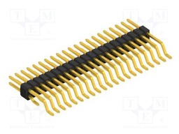 Connector: pin strips; pin header; male; PIN: 42; 1.27mm; SMT; 2x21