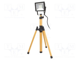 Lamp: LED flood light; 6500(typ)K; IP65; Body: black; 20W; 230VAC