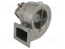 Fan: AC; radial; 230VAC; 159x183x115mm; ball; 1650rpm; IP44; steel