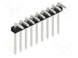 Connector: pin strips; pin header; male; PIN: 9; 2mm; THT; 1x9; 100V