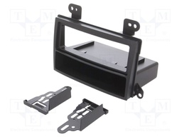 Radio mounting frame; Mazda; 1 DIN; black