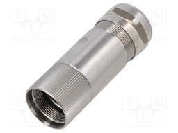 Enclosure: for M23 connectors; for cable; internal thread