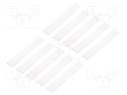 Cover for LED profiles; transparent; 1m; Kind of shutter: E