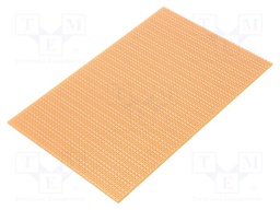 Board: universal; single sided,prototyping; W: 160mm; L: 100mm