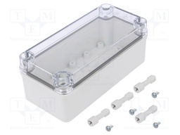 Enclosure: multipurpose; X: 80mm; Y: 170mm; Z: 65mm; PICCOLO; grey