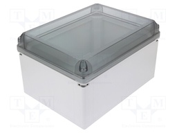 Enclosure: multipurpose; X: 300mm; Y: 400mm; Z: 220mm; GEOS; grey