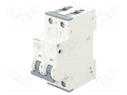 Circuit breaker; 230/400VAC; Inom: 2A; Poles: 2; DIN; Charact: B