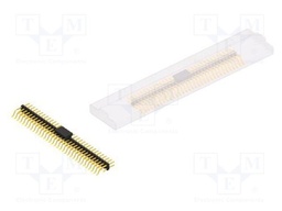 Connector: pin strips; pin header; male; PIN: 66; 2mm; SMT; 2x33