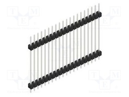 Connector: pin strips; pin header; male; PIN: 20; 2.54mm; THT; 1x20