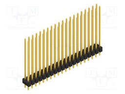 Connector: pin strips; pin header; male; PIN: 40; 2.54mm; THT; 2x20