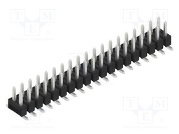 Connector: pin strips; pin header; male; PIN: 38; 2.54mm; SMT; 2x19
