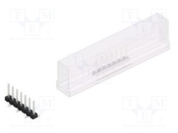 Connector: pin strips; pin header; male; PIN: 7; 2.54mm; SMT; 1x7