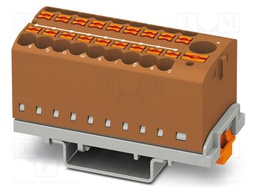 Splice terminal: rail; 24A; 690V; push-in; PA; 0.14÷4mm2; W: 28.6mm