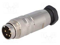 Connector: M16; male; for cable; IP67; plug; soldering; 250V; PIN: 5