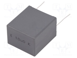 Capacitor: polypropylene; X2; 10uF; 37.5mm; ±10%; 41.5x45x30mm