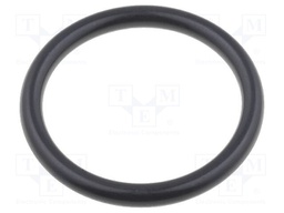 O-ring gasket; NBR; D: 2mm; Øint: 17mm; M20; black; -20÷100°C