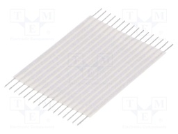 Connector: jumper cable; Cable ph: 1.27mm; L: 25.4mm; straight