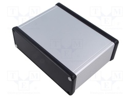Enclosure: with panel; 1455; X: 165mm; Y: 120mm; Z: 51.5mm; aluminium