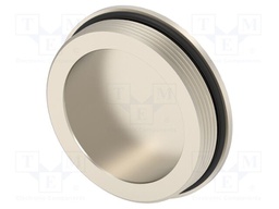 Stopper; brass; IP68; Entrelec; Gland: M50; 9mm; Thread: metric