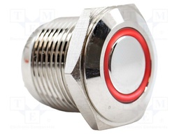 Switch: vandal resistant; Pos: 2; SPST-NO; 2A/48VDC; IP65; OFF-(ON)