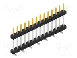 Connector: pin strips; pin header; male; PIN: 14; 2mm; SMT; 1x14