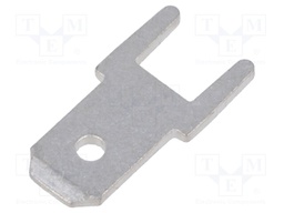 Terminal: flat; 4.8mm; 0.8mm; male; THT; Overall len: 12.8mm