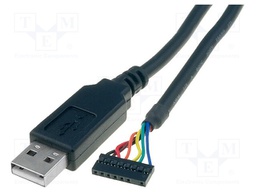 Module: cable integrated; UART,USB; USB A,pin strips; V: lead