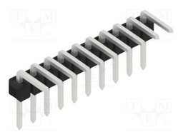 Connector: pin strips; pin header; male; PIN: 10; 2.54mm; THT; 1x10